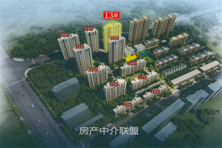 学区房可分期天坤国际花园3室2厅1卫114㎡